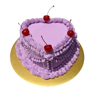 Vintage Heart Cake 3